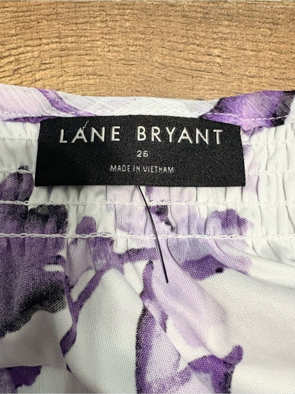 Lane Bryant Women’s Size 26 Purple Floral Maxi Dress NWT Plus Size Long Sleeve - Picture 7 of 8